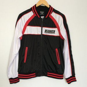 Headrush The Gotlander Womens Track Jacket Large Black Strong Is Beautiful Zip